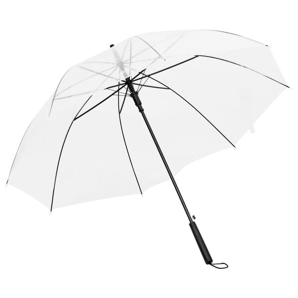 vidaXL Umbrelă, transparent, 100 cm