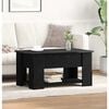 vidaXL Masă de cafea Stejar Negru 79 x 49 x 41 cm Lemn compozit