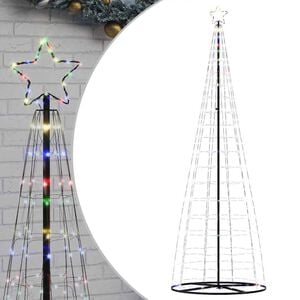 vidaXL Pom de Crăciun LED 550 LED-uri colorate 300 cm