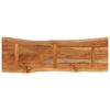vidaXL Blat masă 120x40x3,8 cm dreptunghiular lemn acacia margine vie