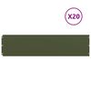 vidaXL Margine pentru gazon 20 buc. 25 x 103 cm Oțel laminat la rece