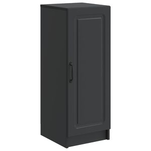 vidaXL Bufet Negru 33 x 34,5 x 87 cm Lemn prelucrat