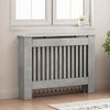 vidaXL Capac pentru radiator Gri din beton 112 x 19 x 81,5 cm
