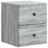 vidaXL Dulap de noapte suspendat Sonoma gri 34,5 x 33 x 40 cm