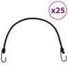 vidaXL Corzi elastice cu benzi reflectorizante/c&acirc;rlige 25 buc. 59 cm