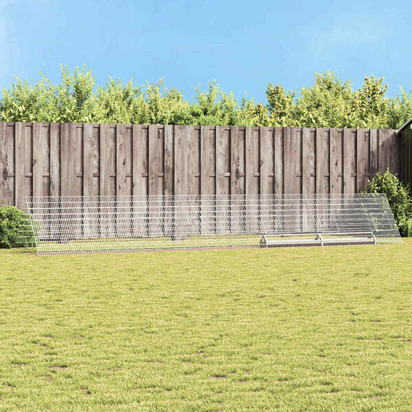 vidaXL Cușcă pentru pui Argintiu 650 x 100 x 85 cm Oțel Galvanizat