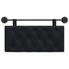 vidaXL Cap de pat suspendat Pe perete Negru 100 x 55 x 7 cm Catifea