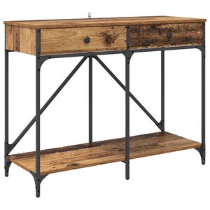 vidaXL Masă de consolă Lemn Vechi 100 x 39 x 78,5 cm Lemn prelucrat