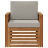 vidaXL Set de canapele de exterior Lemn de acacia solid și poliester