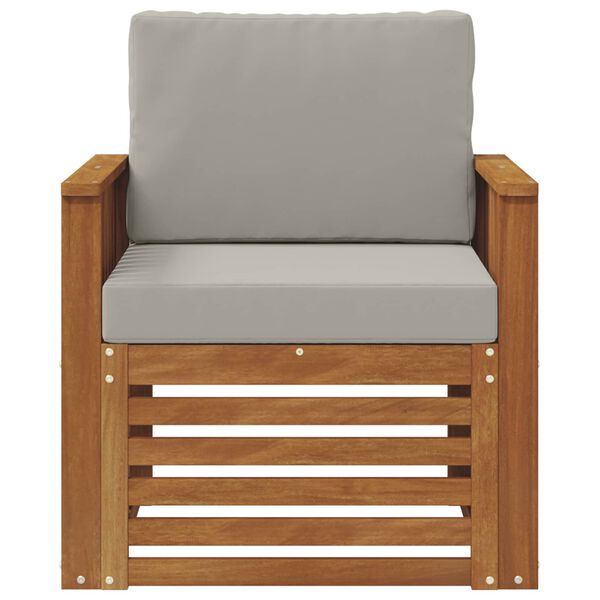 vidaXL Set de canapele de exterior Lemn de acacia solid și poliester