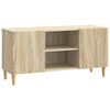 vidaXL Cabinet TV Stejar Sonoma 102 x 34,5 x 50 cm Lemn prelucrat