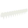 vidaXL Margine pentru gazon 20 pcs 103 x 20 cm Oțel Alb