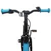 vidaXL Bicicletă pentru Copii 18 Inci pentru 5-7 ani Negru