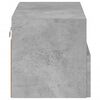 vidaXL Comodă TV de perete, gri beton, 60x30x30 cm, lemn prelucrat