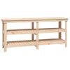 vidaXL Banc de lucru, 181x50x80 cm, lemn masiv pin