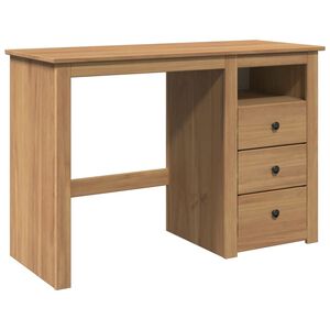 vidaXL Birou PANAMA, 112x45x75 cm, lemn masiv de pin