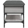 vidaXL Bancă de pantofi, gri sonoma, 62x42x45 cm, lemn prelucrat