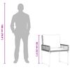 vidaXL Set de Mobilier pentru Exterior cu pernă oțel