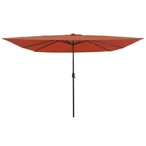 vidaXL Parasol de Grădină Terracota 295 x 295 x 245 cm