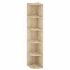 vidaXL Raft de colț 5 niveluri 25 x 31 x 131 cm Lemn compozit