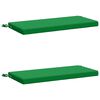 vidaXL Perne pentru bancă SOEST 2 buc. 100% Polyester Verde