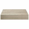 vidaXL Rafturi perete suspendate, 2 buc., stejar, 23x23,5x3,8 cm, MDF