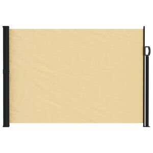 vidaXL Jaluzea laterală retractabilă Nisipiu 600 x 160 cm Poliester