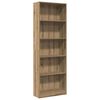 vidaXL Bibliotecă stejar artizanal 60x24x176 cm lemn stratificat