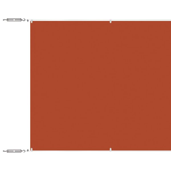 vidaXL Copertină verticală, teracotă, 180x1200 cm, țesătură Oxford