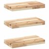 vidaXL Rafturi suspendate 3 buc. 60x20x4 cm lemn masiv acacia netratat