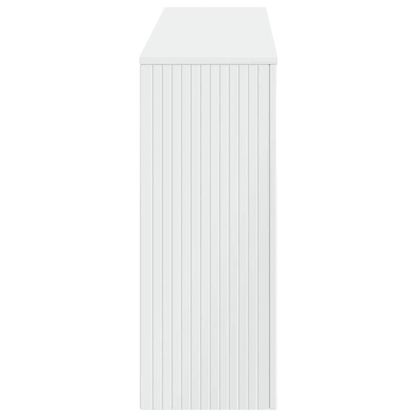 vidaXL Masă de consolă Alb Lucios 155 x 29 x 74 cm Lemn prelucrat