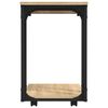 vidaXL Masă laterală cu roți stejar sonoma 50x35x55,5cm lemn prelucrat
