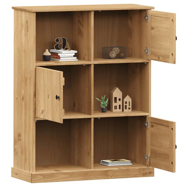 vidaXL Bibliotecă VIGO, 90x35x114,5 cm, lemn masiv de pin