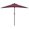 vidaXL Parasol de Grădină Roșu Bordeaux 294 x 150 x 223 cm