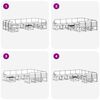 vidaXL Set de canapele de exterior 11 pcs Gri natural și deschis