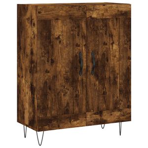 vidaXL Servantă, stejar fumuriu, 69,5x34x90 cm, lemn compozit