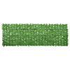 vidaXL Paravan de balcon, frunze verde &icirc;nchis, 300x100 cm