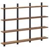 vidaXL Raft de perete Lemn vechi 102 x 13.5 x 80 cm Lemn prelucrat