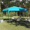 vidaXL Cort Canopy Pop-up albastru 300 x 300 cm țesătură