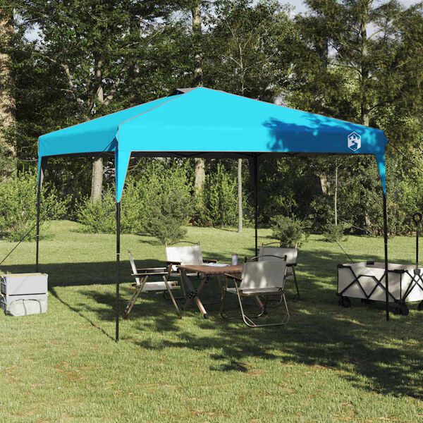 vidaXL Cort Canopy Pop-up albastru 300 x 300 cm țesătură