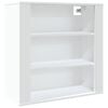 vidaXL Dulap de perete, alb, 80x33x80 cm, lemn prelucrat