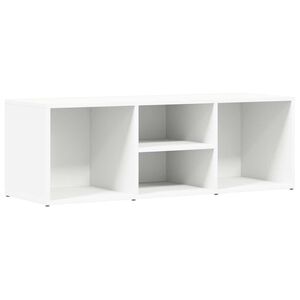 vidaXL Banca depozitare pentru pantofi alb 105x35x35 cm lemn prelucrat