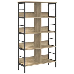 vidaXL Raft pentru cărți 8 niveluri 82 x 32 x 144,5 cm Lemn prelucrat