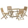 vidaXL Set mobilier de grădină, 5 piese, lemn masiv de acacia