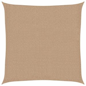 vidaXL P&acirc;nză parasolar, gri taupe, 5x5 m, HDPE, 160 g/m&sup2;
