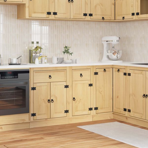 vidaXL Dulap cu sertar Miere 40 x 46 x 81,5 cm Lemn de pin masiv