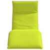 vidaXL Șezlong pliabil, verde aprins, 175x54x8,5 cm, țesătură Oxford