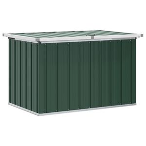 vidaXL Ladă de grădină verde 109x67x65 cm