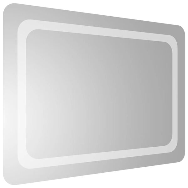 vidaXL Oglinda de baie cu LED, 50x70 cm