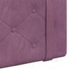 vidaXL Cap de pat suspendat Pe perete Violet 110 x 55 x 5 cm Catifea